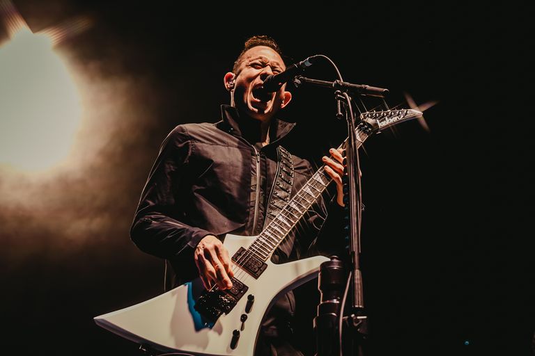 Trivium performing live at AEC Theatre in Adelaide